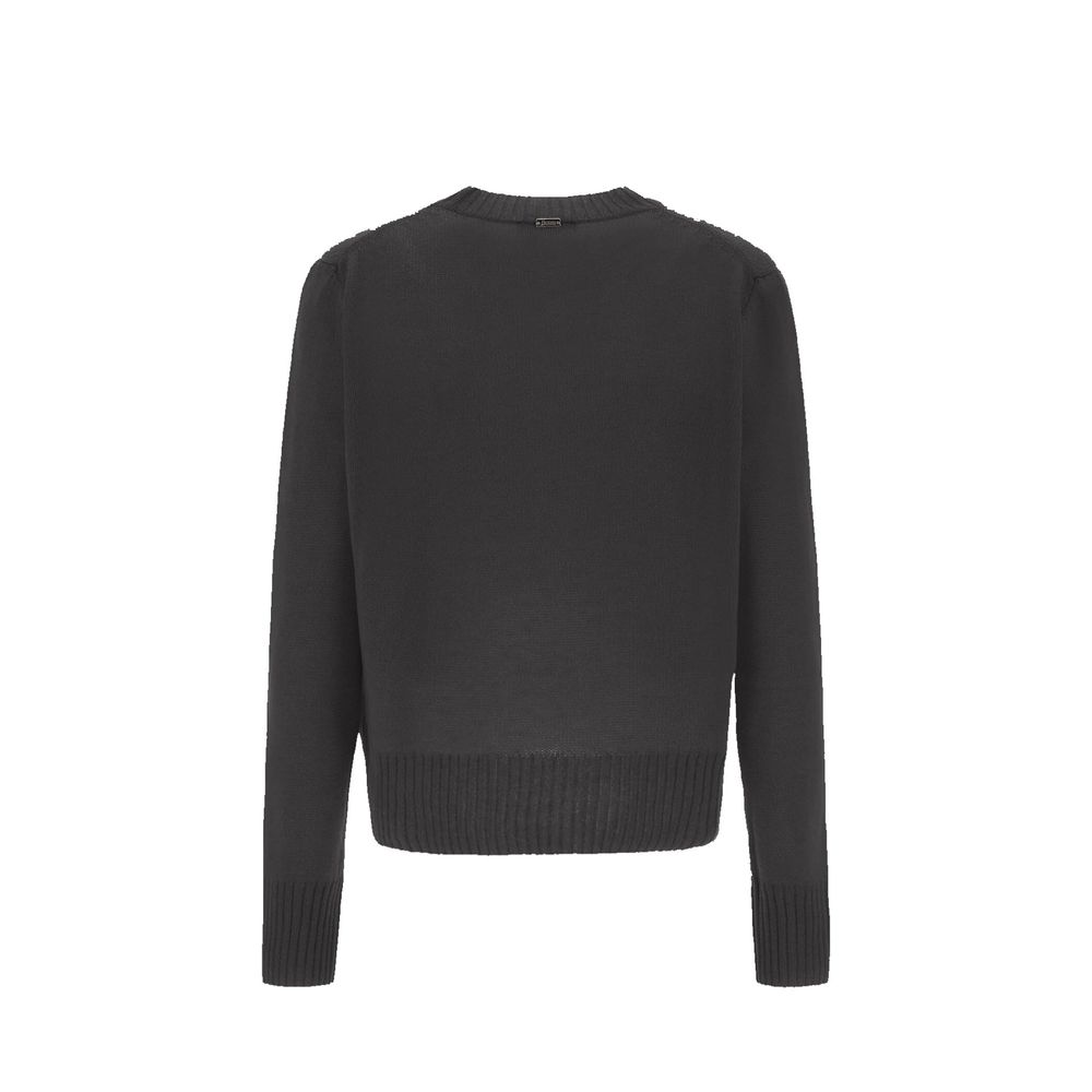 Herno Black Cashmere Sweater for Women - Luxurious Comfort