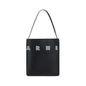Marni Black Calf Leather Bos Taurus Shoulder Bag