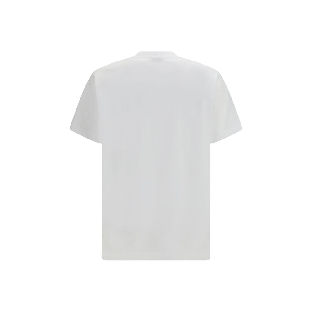Moschino White Cotton T-Shirt - Iconic Logo Design