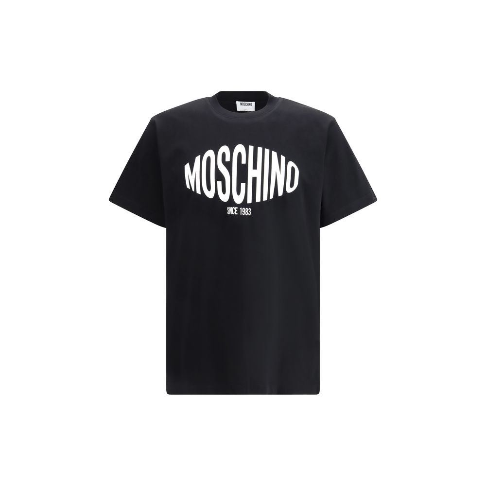 Moschino Black Cotton T-Shirt for Men