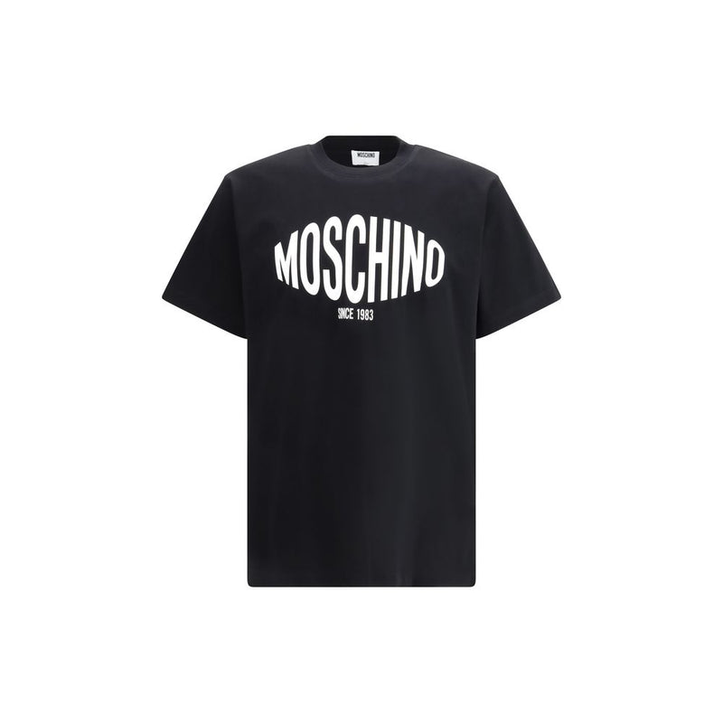 Moschino Black Cotton T-Shirt for Men