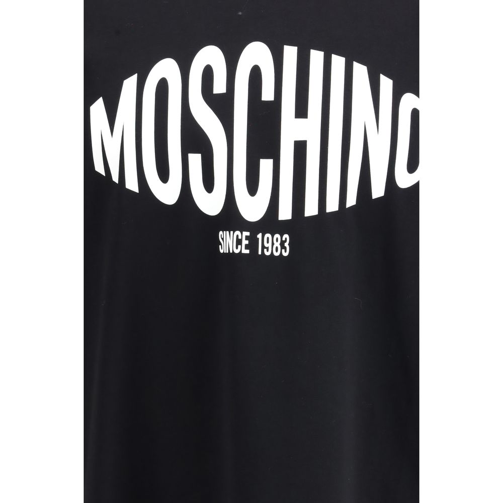 Moschino Black Cotton T-Shirt for Men