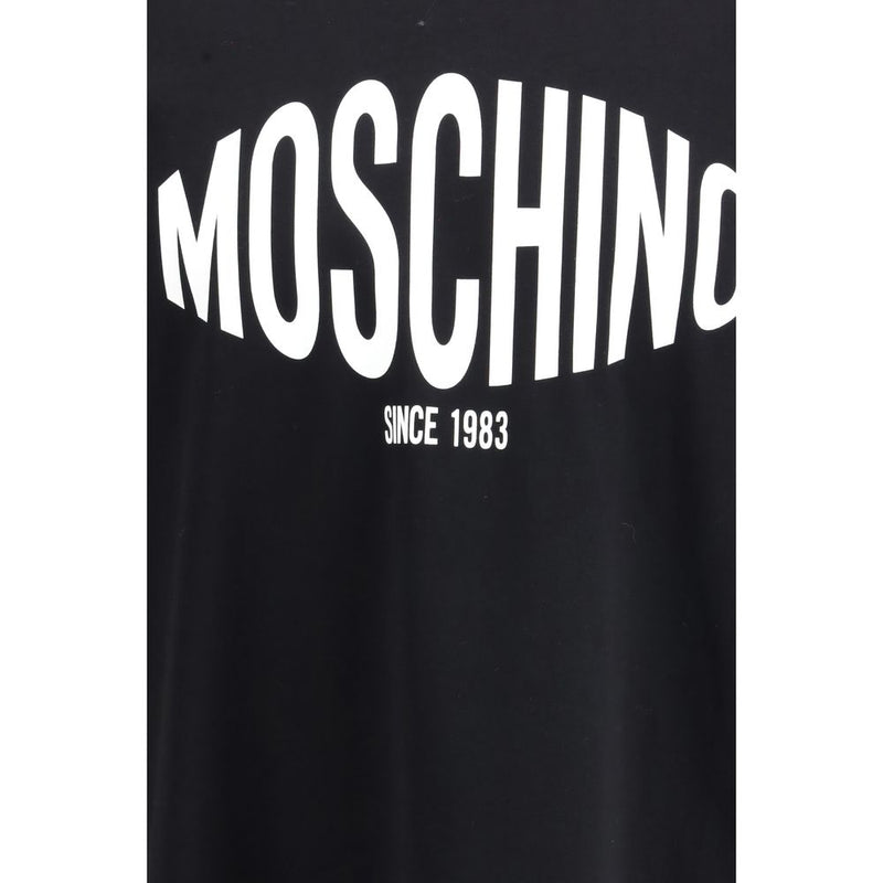 Moschino Black Cotton T-Shirt for Men