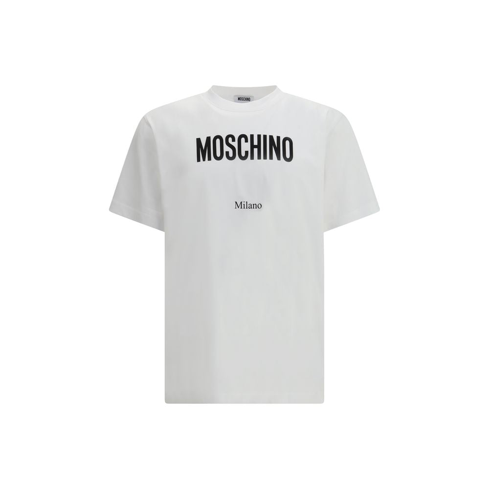 Moschino White Cotton Sportswear T-Shirt for Men