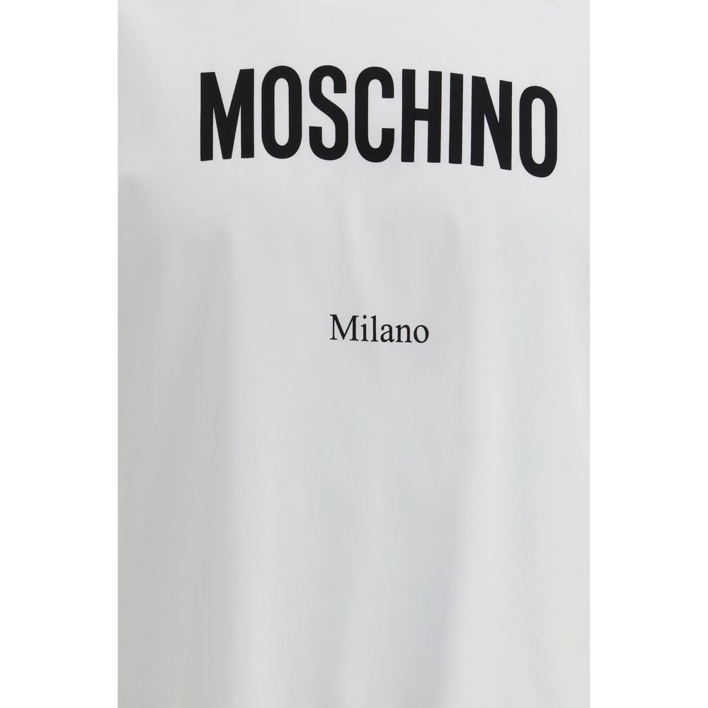 Moschino White Cotton Sportswear T-Shirt for Men