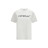 Off-White Big Logo Bookish T-Shirt - White Cotton