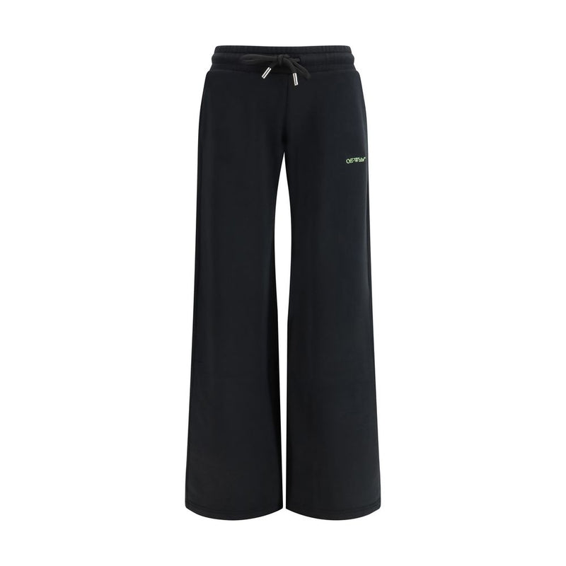 Off-White Bookish Regular Sweatpants - Black Cotton Casual Pants