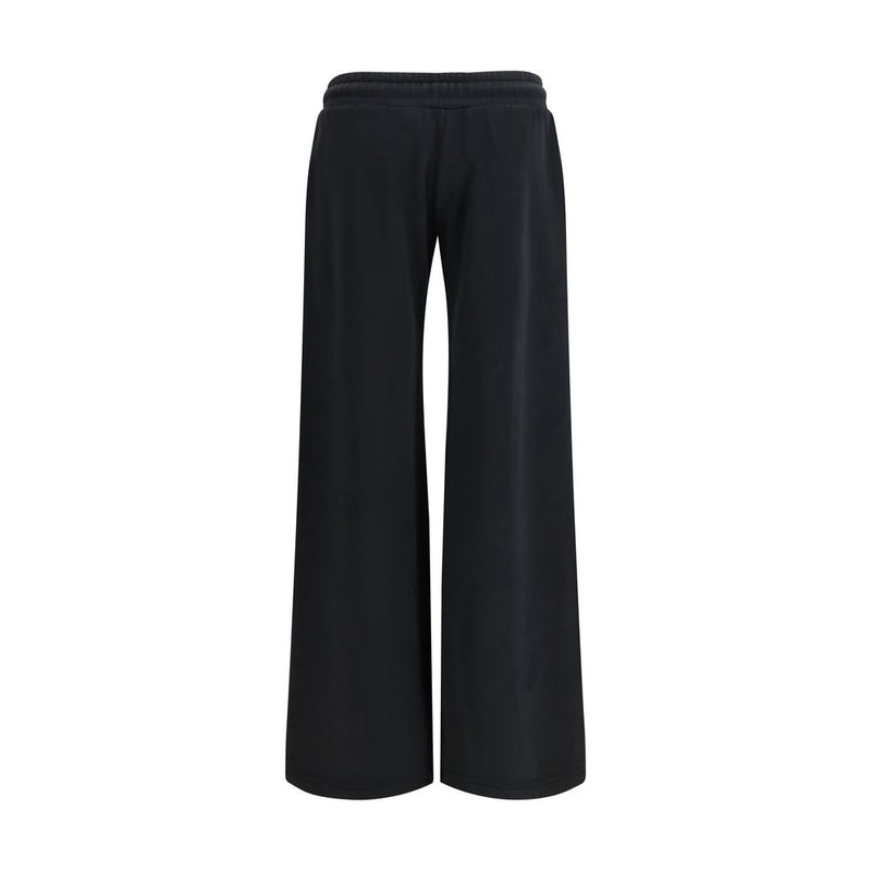Off-White Bookish Regular Sweatpants - Black Cotton Casual Pants