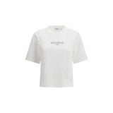 Off-White White Cotton Sportswear T-Shirt for Women