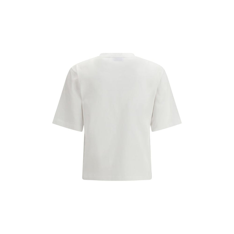 Off-White White Cotton Sportswear T-Shirt for Women
