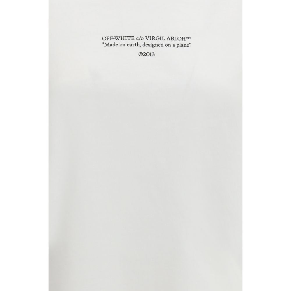 Off-White White Cotton Sportswear T-Shirt for Women