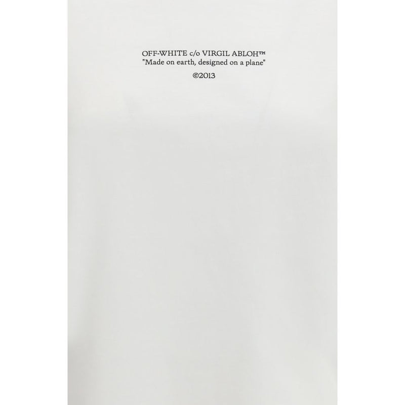 Off-White White Cotton Sportswear T-Shirt for Women