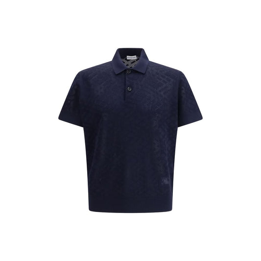 Burberry Blauwe wollen polo