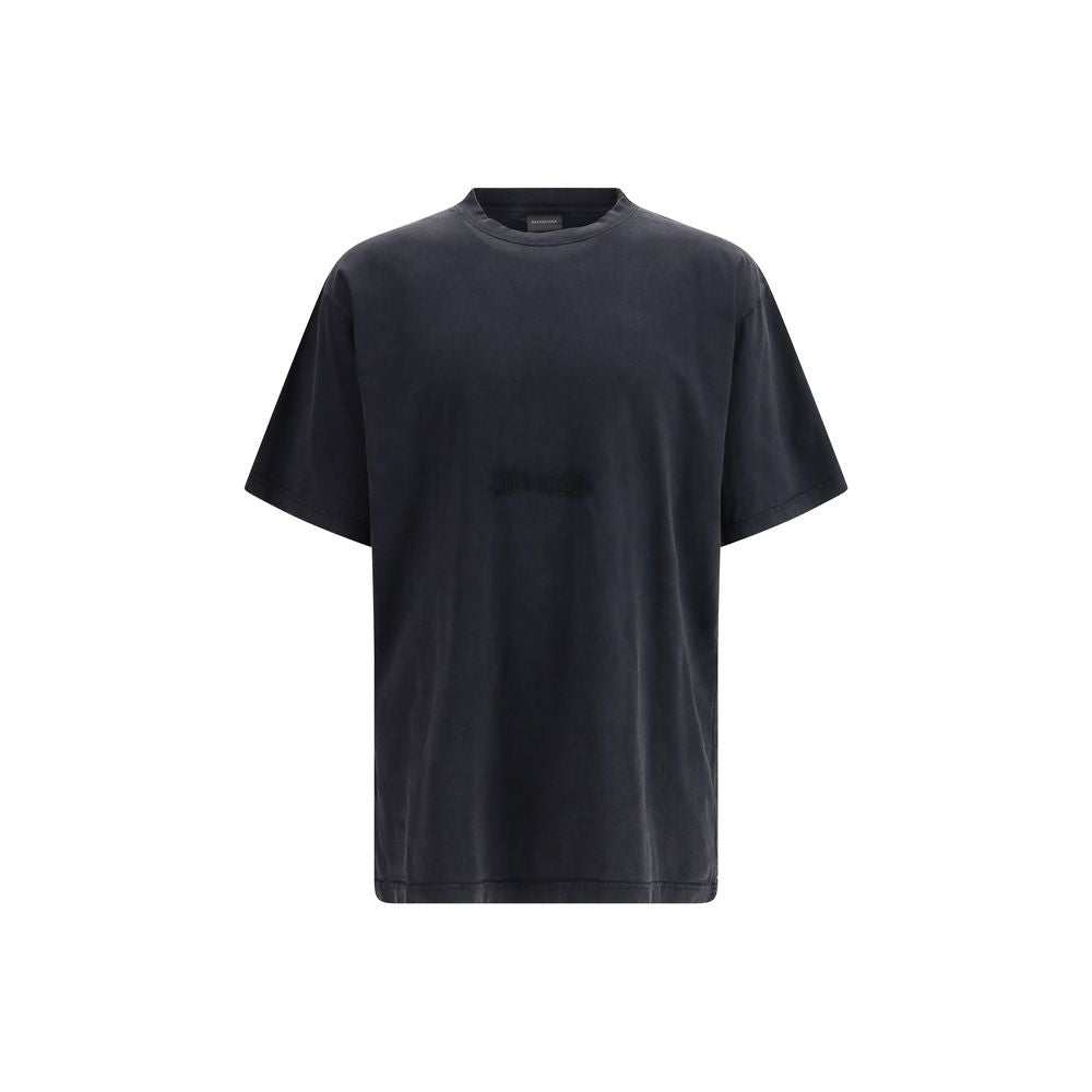 T-shirt Balenciaga en coton noir