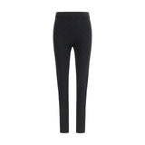 Gucci Black Viscose GG Jacquard Leggings for Women