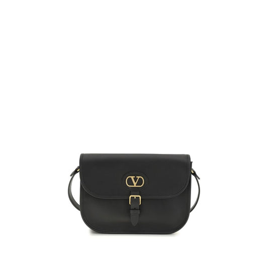 Sac bandoulière Valentino Garavani Bos Taurus en cuir de veau noir