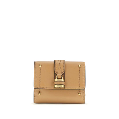 Chloé Beige Lamb Ovis Aries Aries Wallet