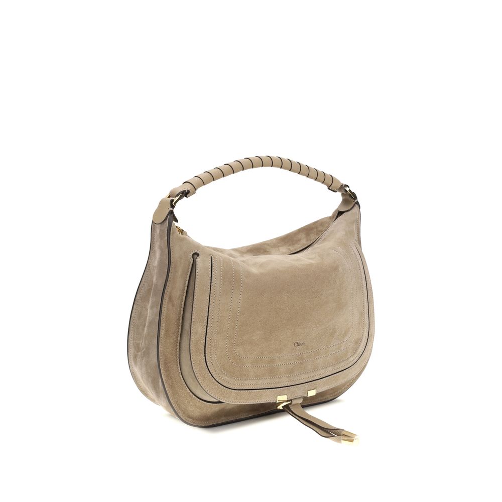 Chloé Beige Calf Leather Bos Taurus Shoulder Bag