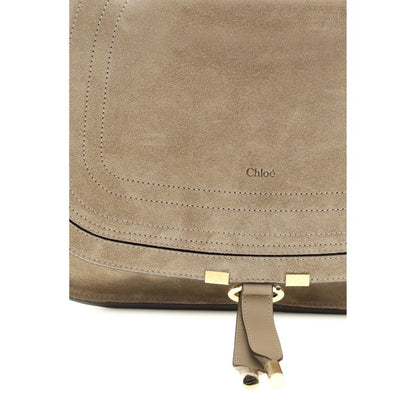 Chloé Beige Calf Leather Bos Taurus Shoulder Bag