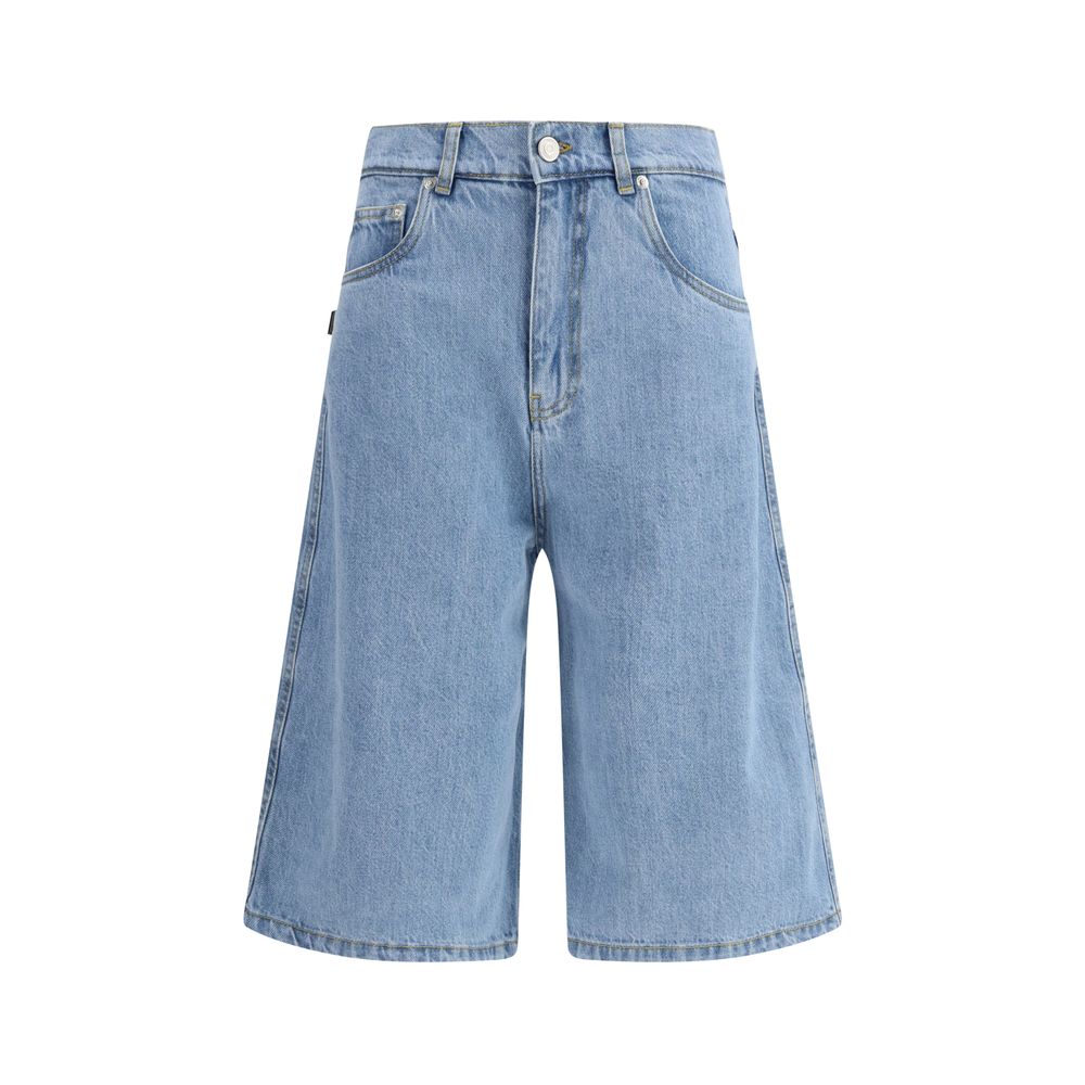 Coperni Blue Cotton Bermuda Shorts for Women - Stylish & Comfortable