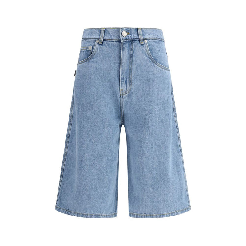 Coperni Blue Cotton Bermuda Shorts for Women - Stylish & Comfortable