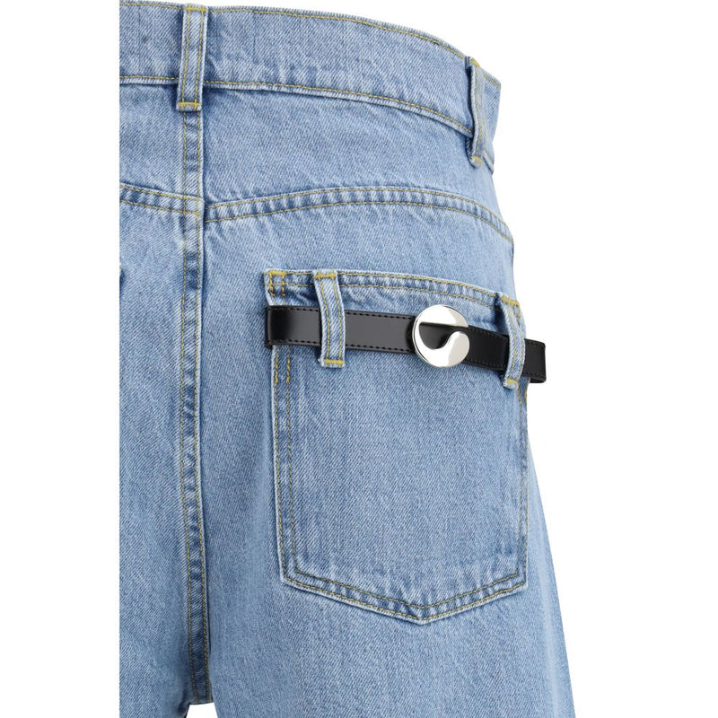 Coperni Blue Cotton Bermuda Shorts for Women - Stylish & Comfortable