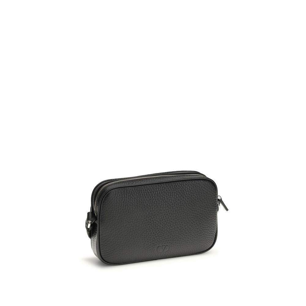 Valentino Garavani Rockstud Mini Shoulder Bag en Cuir Noir