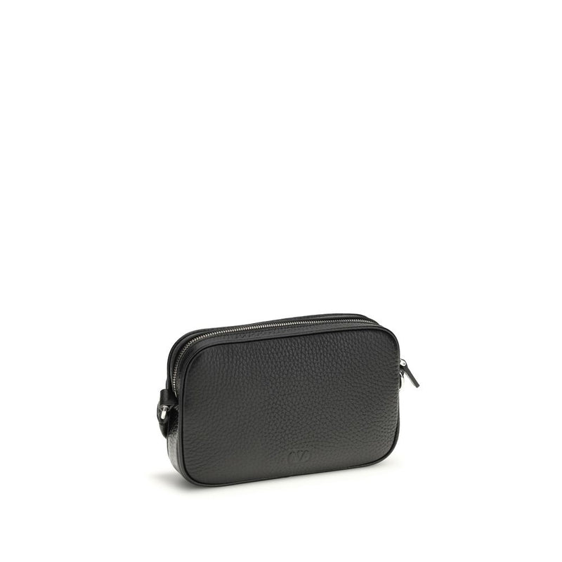 Valentino Garavani Rockstud Mini Shoulder Bag en Cuir Noir