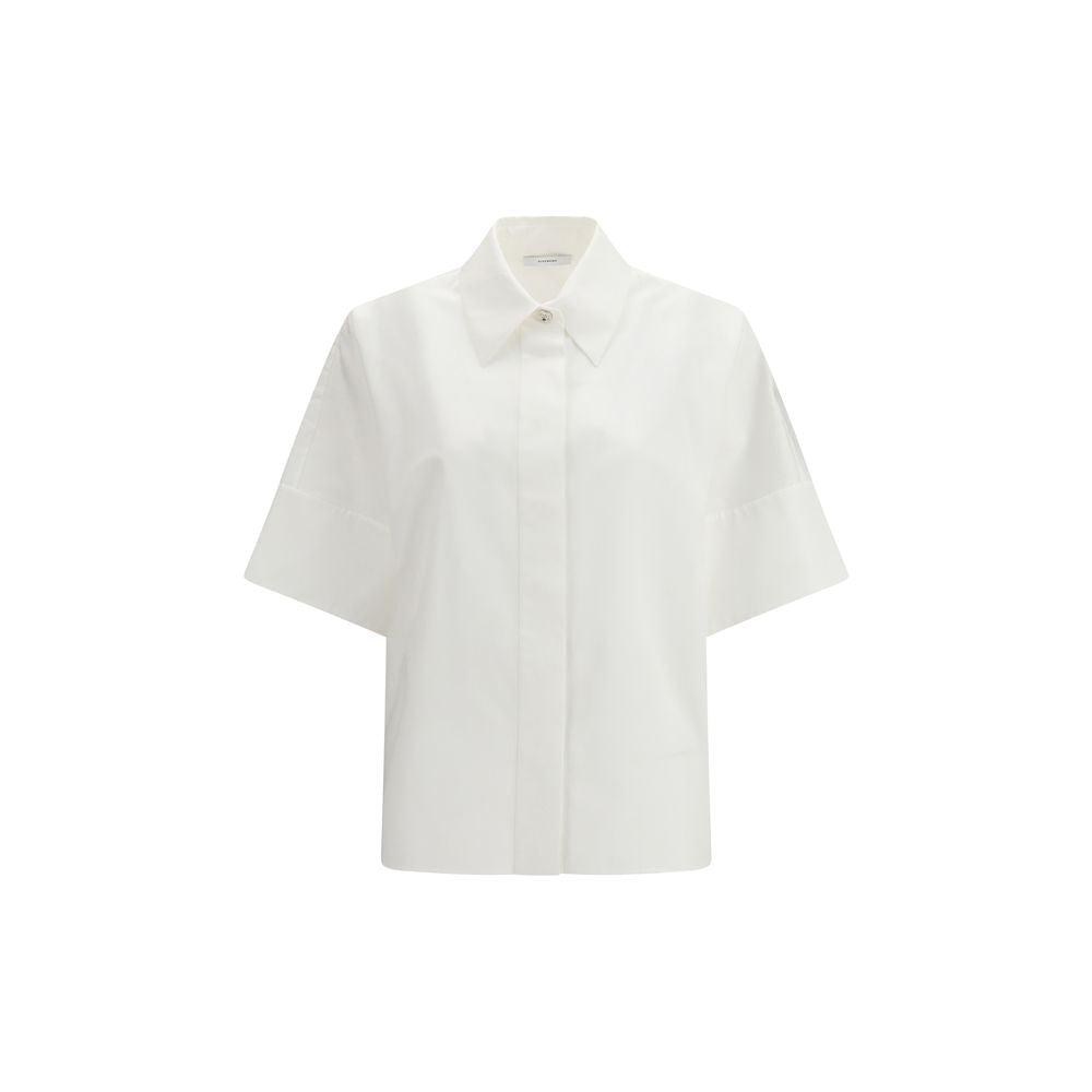 Chemise en Popeline de Coton Blanche Givenchy pour Femmes