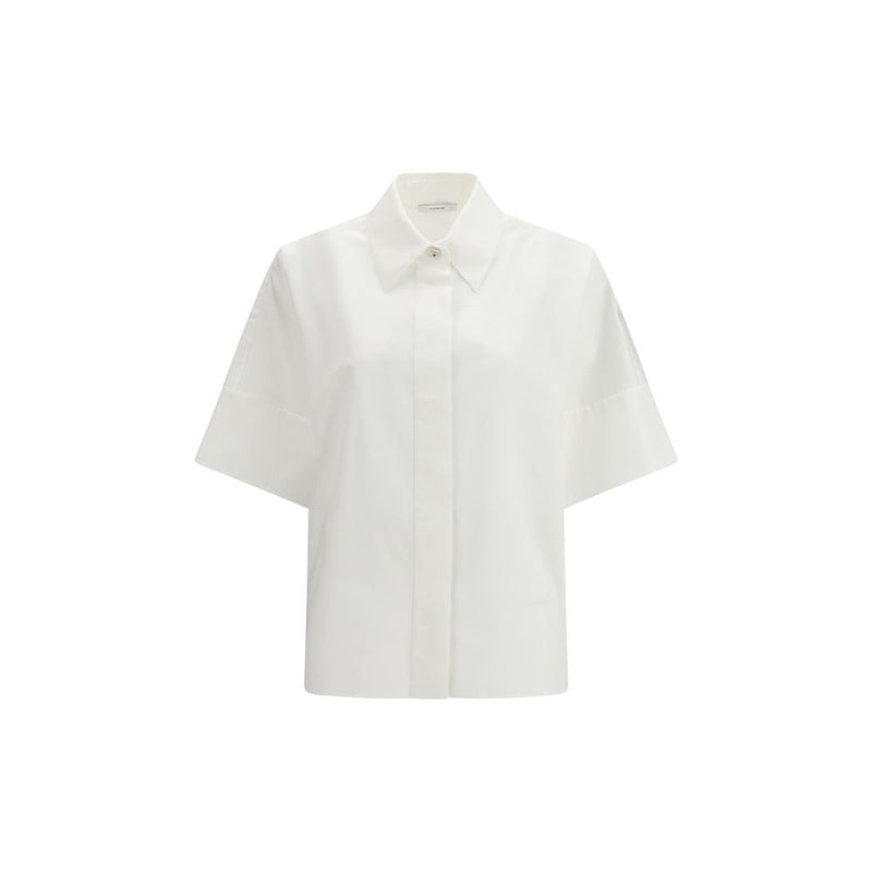 Givenchy White Cotton Poplin Shirt for Women - Elegant & Versatile