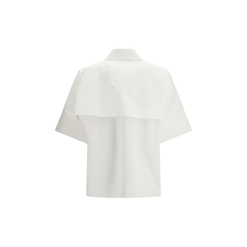 Givenchy White Cotton Poplin Shirt for Women - Elegant & Versatile