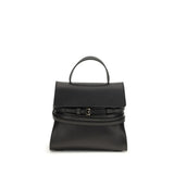 Moschino Black Calf Leather Bos Taurus Handbag - Élégant et Pratique