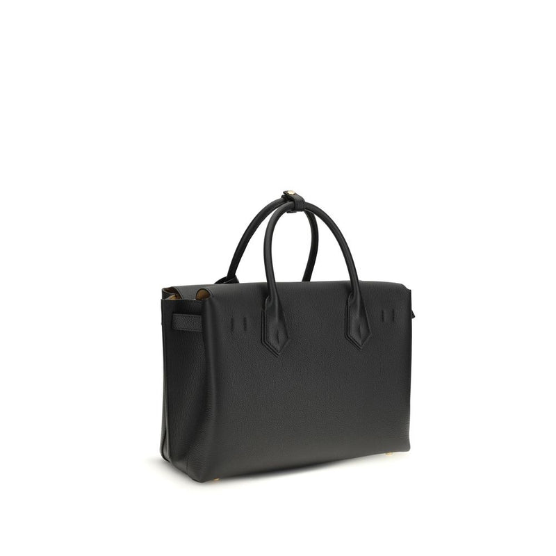 MCM Black Calf Leather Bos Taurus Shoulder Bag - Timeless Elegance
