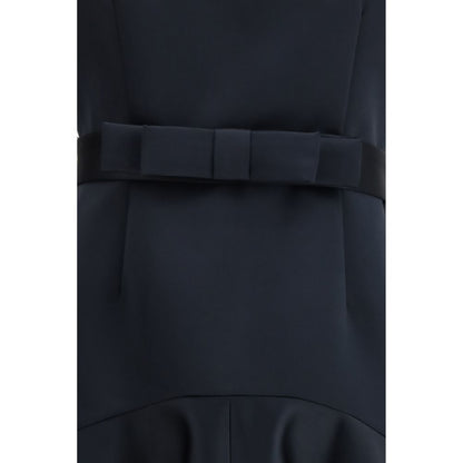 P.A.R.O.S.H. Blue Polyester Casual Dress