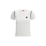 Kenzo Boke Flower 2.0 T-Shirt en Coton Blanc pour Femmes