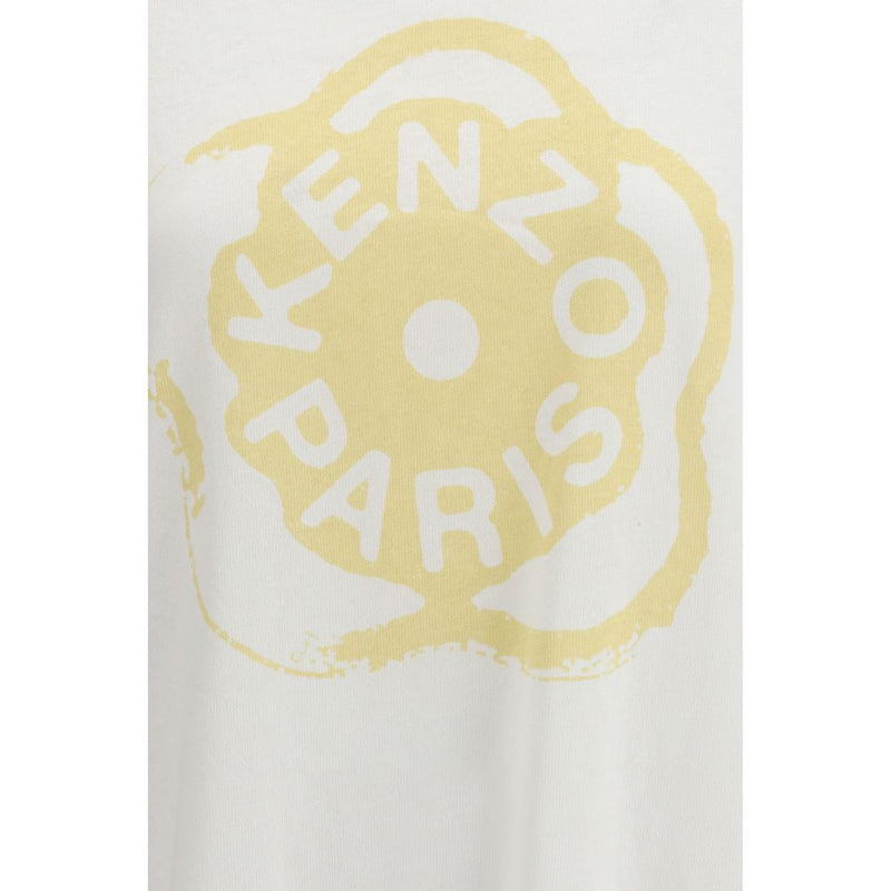 T-shirt en coton blanc Kenzo Boke Flower 2.0 pour femmes
