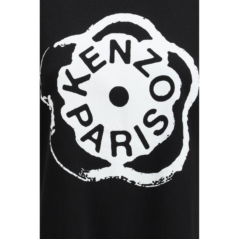 T-shirt en coton noir Kenzo Boke Flower 2.0 pour femmes
