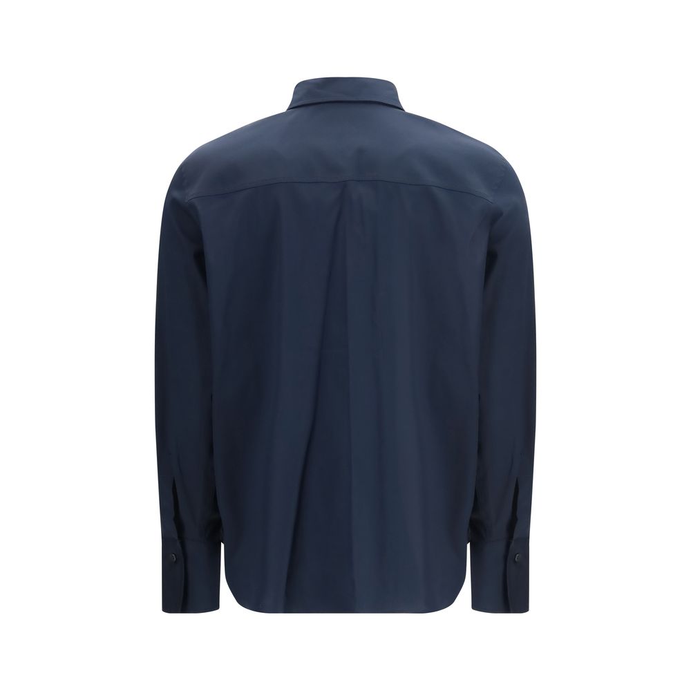 Brunello Cucinelli Blue Cotton Dress Shirt - Sophisticated Style