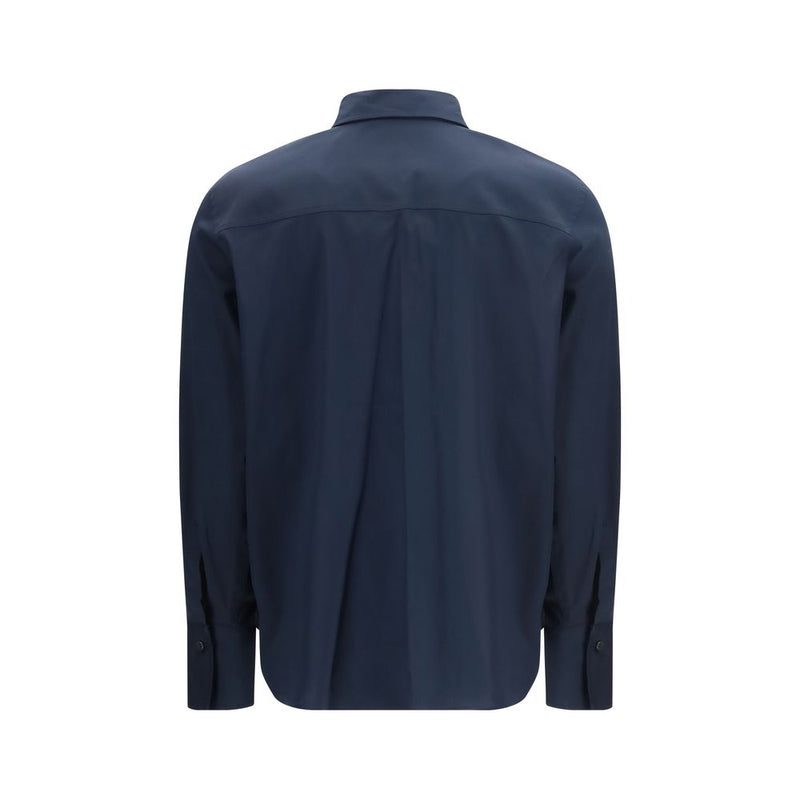 Brunello Cucinelli Blue Cotton Dress Shirt - Élégance et Intemporalité