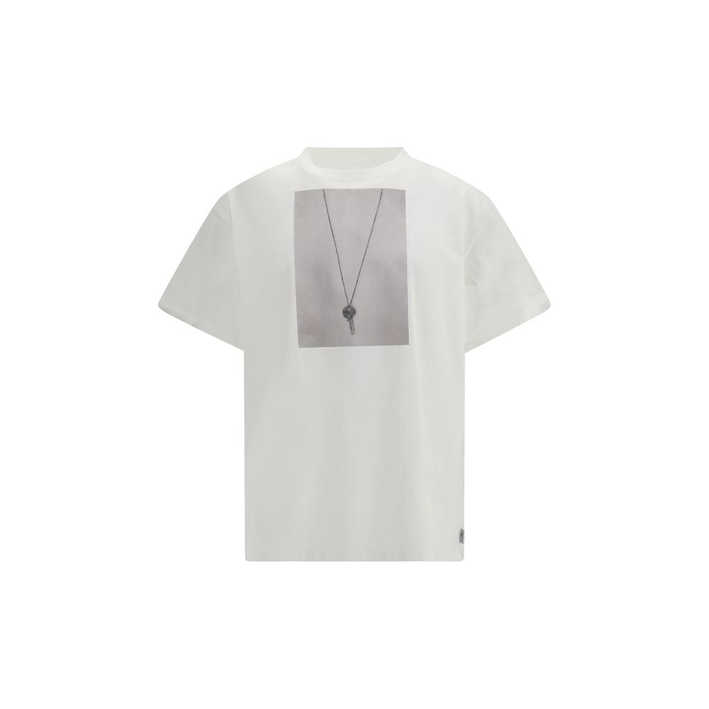 MM6 White Cotton T-Shirt for Men