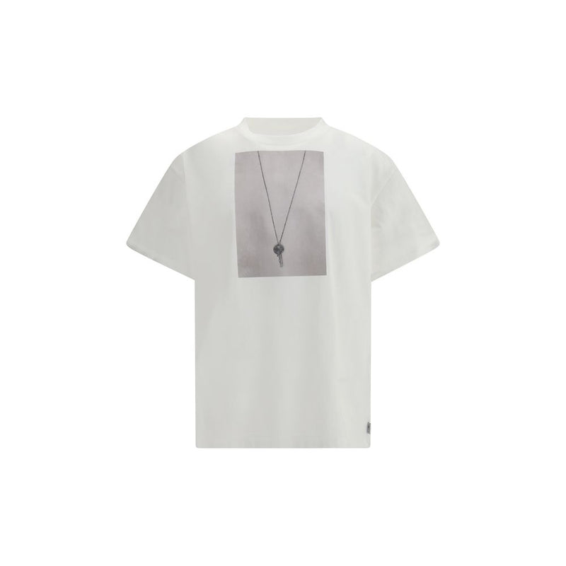 MM6 Wit Katoenen T-shirt