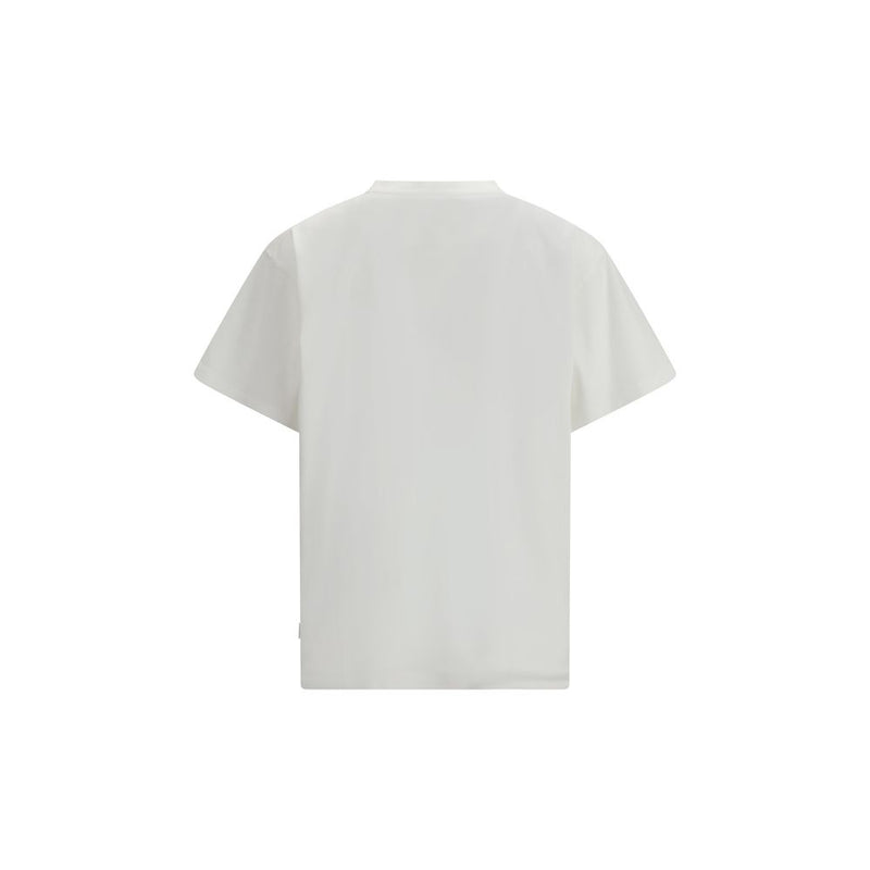 MM6 Wit Katoenen T-shirt
