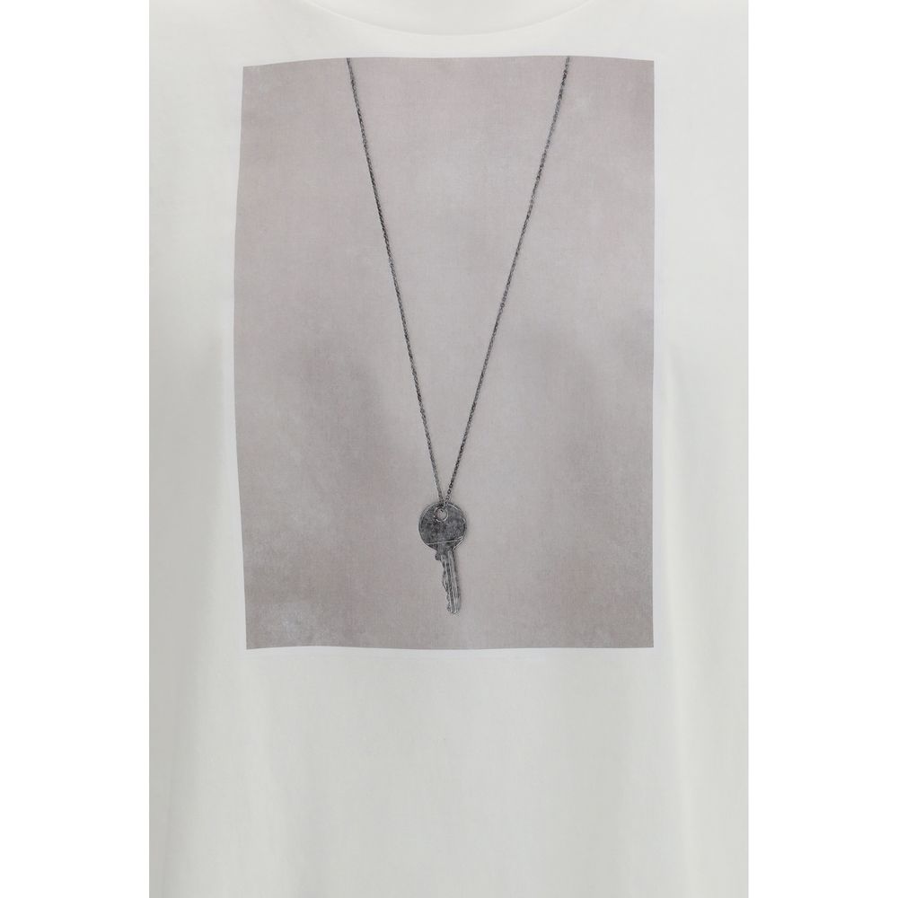 MM6 White Cotton T-Shirt for Men