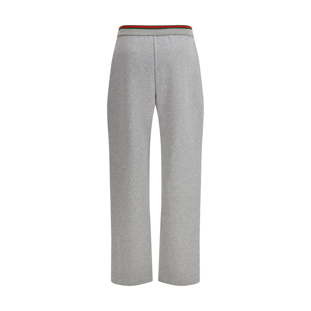 Gucci Gray Cotton Casual Pants for Women - Effortless Elegance