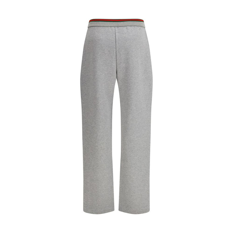 Gucci Gray Cotton Casual Pants for Women - Effortless Elegance
