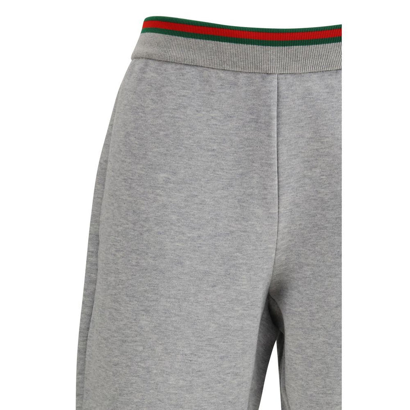 Gucci Gray Cotton Casual Pants for Women - Effortless Elegance