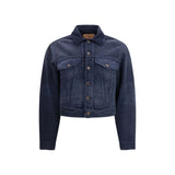 Balenciaga Blue Cotton Denim Jacket - SS26 Collection