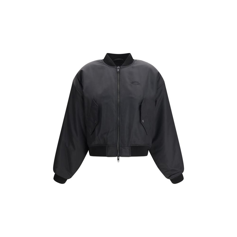 Balenciaga Black Polyamide Bomber Jacket for Women