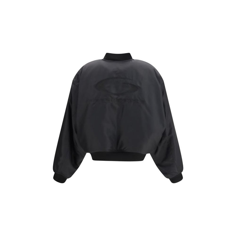 Balenciaga Black Polyamide Bomber Jacket for Women