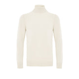 Gran Sasso White Wool Turtleneck Sweater for Men